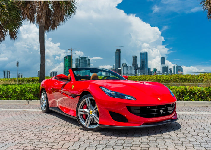 Ferrari Portofino luxury rental vehicle