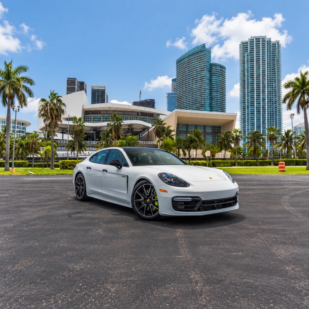Porsche Panamera 4 E-Hybrid luxury rental vehicle