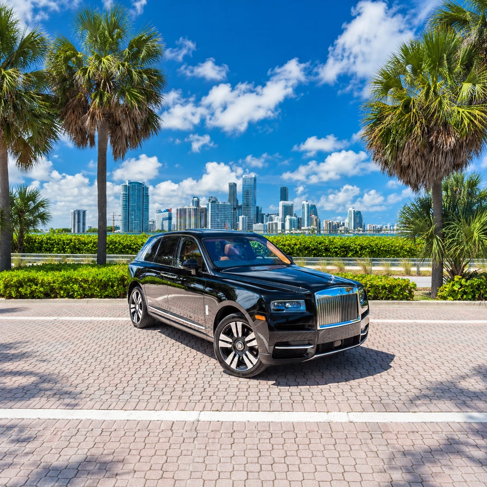 Rolls Royce Cullinan luxury rental vehicle